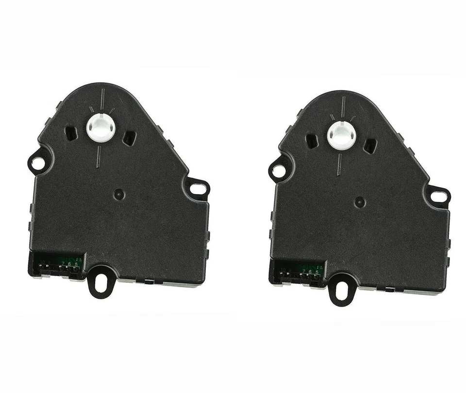 Par de actuadores de puerta de mezcla de aire acondicionado para Chevrolet Silverado 1500 2003-12 OHV Foto 1 de 4