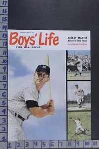 1959 MICKEY MANTLE BASEBALL PLAYER OUTDOOR SPORT GAME ORIGINAL COVER ART COV135 - Imagen 1 de 1