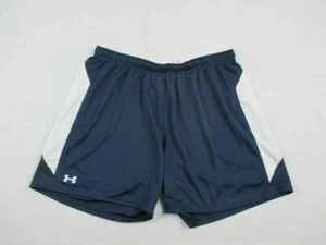 NEW Women's Navy/White Under Armour Athletic Shorts 1217493-410 Size Large #EL3 - Picture 1 of 6