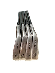 RH Stiff Flex Mizuno T-Zoid Titanium Insert Iron Set 6-9 With Graphite Shafts - Picture 1 of 7