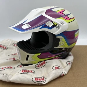 Vintage BELL Motocross Helmet RARE 90s Retro Sz M Supercross *NEW NOS* Made USA - Picture 1 of 24