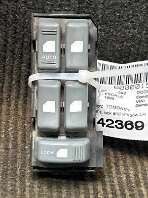 Fits 1999-2000 Cadillac Escalade, Driver Master Door Switch, OEM:19244658 Foto 1 de 3
