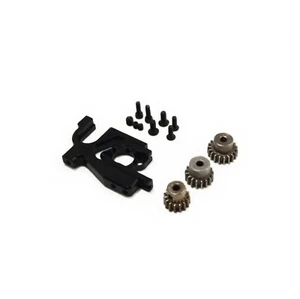 WLtoys 1/14 1/12 144010 124016 124017 2845 Adj Motor Mount w/15T 17T 19T Gear BK - Picture 1 of 8