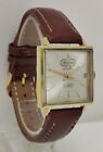 Vtg 1960S Howard Deluxe 25J Automatic Eta 2472 Gold Plated Square Gents Watch