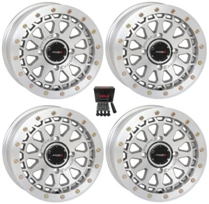 System 3 SB-6 Beadlock 15" Wheels Machined (6+1) Polaris RZR Turbo S / RS1 (4) - Picture 1 of 3
