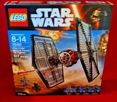 NEW Sealed Lego 75101 Star Wars First Order Special Forces TIE Fighter 3 Minifig - Image 1 of 4