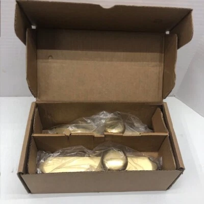 Emtek 7141US7 Stretto Concord Passage Sideplate Entry Set in French Antique NIOB - Image 1 of 4