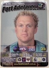 2003 AFL Teamcoach Silver Premium #S-119 Chad Cornes