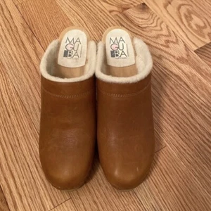 Zuecos de tacón forrados Maguba Oslo Sherpa talla 9 - Imagen 1 de 8