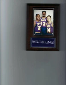 ELGIN BAYLOR CHAMBERLAIN JERRY WEST PLAQUE LOS ANGELES LAKERS LA BASKETBALL - Picture 1 of 1