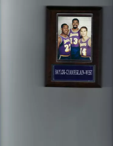 ELGIN BAYLOR CHAMBERLAIN JERRY WEST PLAQUE LOS ANGELES LAKERS LA BASKETBALL Cover