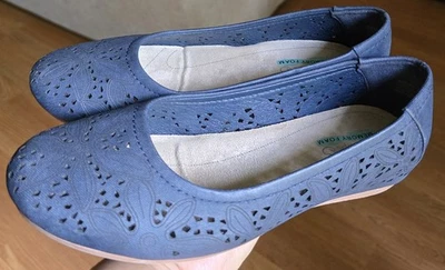 Baretraps Mariah Ballet Flats Blue Women's Casual Shoes, Sz 7 Foto 1 de 4