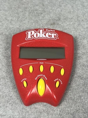 Radica 8020 Pocket Poker Handheld Electronic Game Tested and Works - Image 1 of 4