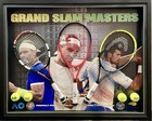 ROGER FEDERER + NOVAK DJOKOVIC + NADAL Signed Tennis Racquets Rackets FRAMED COA