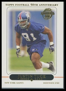 2005 Topps #394 Justin Tuck - Picture 1 of 2