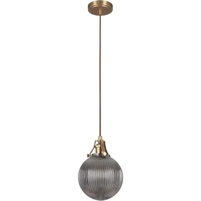 Mini colgante vintage de latón hecho a mano P832VB1 Gallery State House Foto 1 de 3