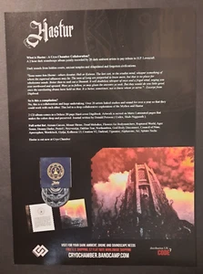 HASTUR Cryo Chamber Collaboration dark ambient ~ Magazine Print/Promo Ad 2020 - Bild 1 von 1