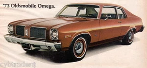 1973 Oldsmobile Omega  Auto Refrigerator / Tool Box Magnet Man Cave - Picture 1 of 1