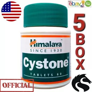 Cystone Herbals Himalaya Exp.2027 USA 5 Pack 300 Tablets Kidney Stone Support - Picture 1 of 7