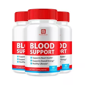 3-Pack Trusted Relief Blood Support for Managing Sugar & Pressure - 180 Capsules - Picture 1 of 5