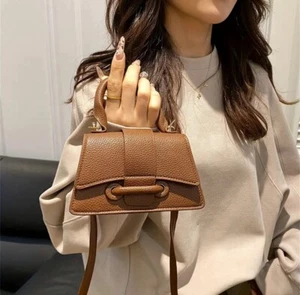 Chic Solid Color Faux Leather Crossbody Bag for Women in many colors. - Picture 1 of 8