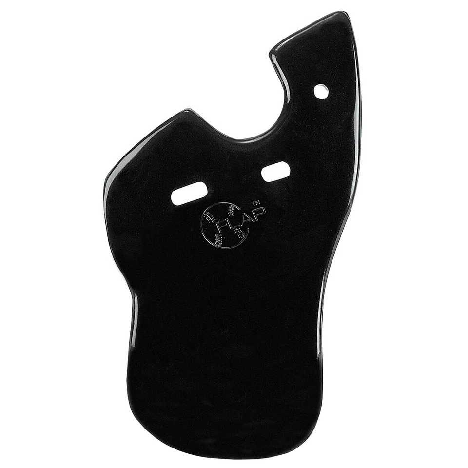 Markwort C-flap Jaw & Cheek Protection for Right Handed Batter Black L10