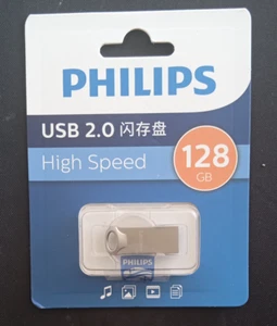 Unidad Flash de Alta Velocidad PHILIPS Original 128 GB Nueva en Paquete SELLADA USB 2.0 - Imagen 1 de 2