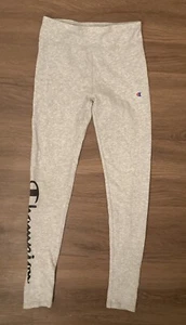 Girls Gray Champion Leggings - Size Small Pants Athletic Work-out - Picture 1 of 3