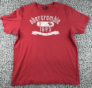 Vintage Abercrombie & Fitch 1982 Mens Size XL 100% Cotton Red - Picture 1 of 11