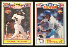 1991 Topps Glossy 1990 Rookies (#1-33) & All Star (#1-22)  Pick from List  [v7]