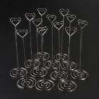 6 PCS Picture Stand Metal Wires Memo Clip Table Number Holders Weddings