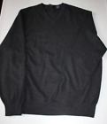 Allen Solly Mens XL Sweater 100% Cashmere V-Neck Super Soft Black