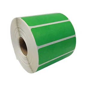 ZEBRA / ELTRON Compatible 3x1 (3"x 1") Green Direct Thermal Labels - 12 Rolls - Picture 1 of 4