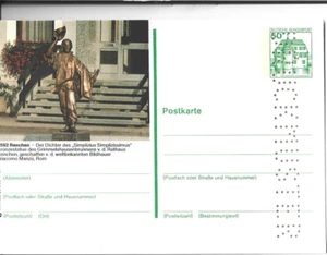 P 130 Picture Postcard Print Sample 50 Pfennig B&S Renchen H7/108 - Picture 1 of 1