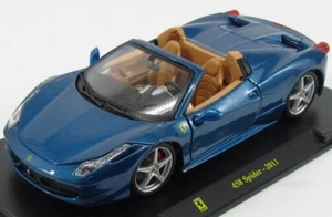 1/24 EDICOLA - FERRARI - 458 SPIDER 2011 - CON VETRINA - WITH SHOWCASE AB24F014 - Foto 1 di 1