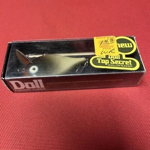 Vtg DOLL TOP SECRET FISHING LURES Crank Bait Tackle NIB Rare Nice Hot Color Nice - Picture 1 of 9