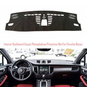 Interior Dashboard Carpet Sun Shade Protective Pad Cover For Porsche Macan - Picture 1 of 9