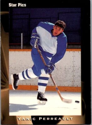 1991 Yanic Perreault #22 Toronto Maple Leafs 91-PROHKC#1 - Image 1 of 2