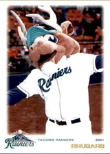 2001 Tacoma Rainiers Grandstand #20 Rhubarb MASCOT - NM Baseball Card