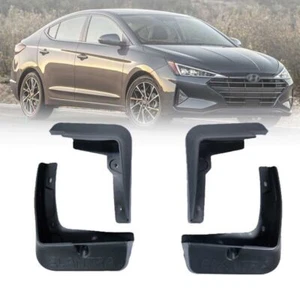 Front+Rear Flaps Flag Splash Mud Guard Protective Fender For Hyundai Elantra 16+ - Picture 1 of 13