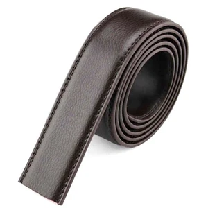 Fashion Men's Automatic Real Leather Ratchet Belt Strap Jeans Waistband Gift - Picture 1 of 14
