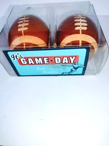Fußball Salz & Pfeffer Shaker Set Keramik 3" It's Game Day - Bild 1 von 4