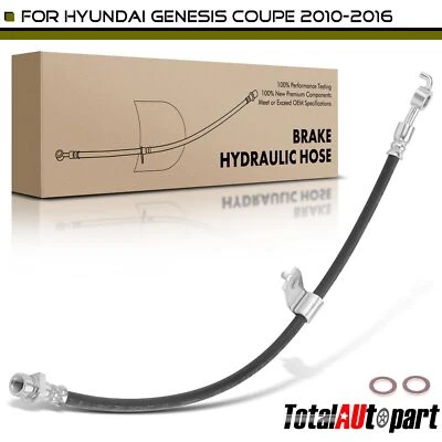 Manguera hidráulica de freno nueva para Hyundai Genesis Coupe 2010-2016 delantera izquierda lado izquierdo Foto 1 de 4