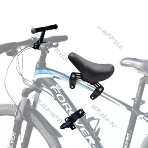 Fahrradsitz Kinder Vorne, Mountainbike Kindersitz Vorne mit Lenker und Pedal Set - Bild 1 von 12