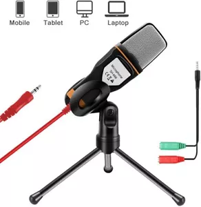 Microfono per PC e Smartphone con Supporto JACK STEREO 3.5 mm - Bild 1 von 3