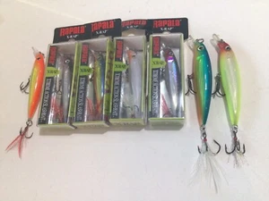 7 Rapala X Raps XR-6 &X-R 8 Angelköder Tackle Fund - Bild 1 von 3