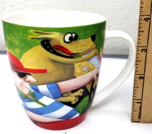 Tazza porcellana Sue Janson vintage design "autista sedile posteriore" Maxwell & Williams - Foto 1 di 9
