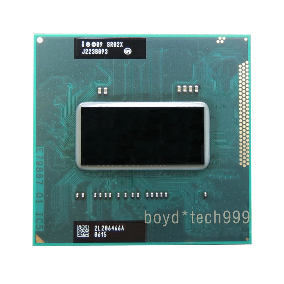 Intel Core i7-2860QM CPU 4Cores 2.5-3.6GHz 8M SR02X Socket G2 Notebook Processor - Image 1 of 1