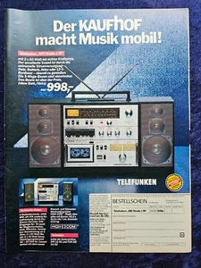 Telefunken HiFi-Anlage, originale Werbung aus 1983 - Picture 1 of 1