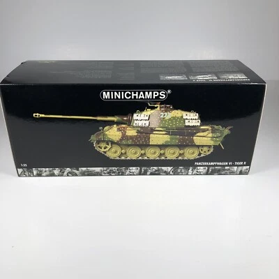 Minichamps 1:35 Panzerkampfwagen VI Tiger II 222 Ardennes Offensive 1944 - Image 1 of 4